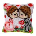 thumbnail image 1 of DIY Cushion Latch Hook s Para Principiantes De De perfecl Lovers Cushion Latch Hook Kits, 1 of 8