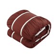 thumbnail image 2 of Chic Home Wanda 10-Piece Ruffled Comforter Set, Queen, Brick, Microfiber, 2 of 2