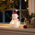 thumbnail image 6 of Feledorashia Lighted Ceramic Figurine, Christmas Tabletop Decoration, Holiday Character Accent for Mantels Shelves and Windowsills, Ceramic Construction with LED Light Details and Stable Base, 6 of 6