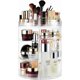 thumbnail image 1 of Makeup Organizer with 8 Layers Large Capacity, Fits Jewelry,Makeup Brushes, Lipsticks and More, Clear Transparent, 1 of 4