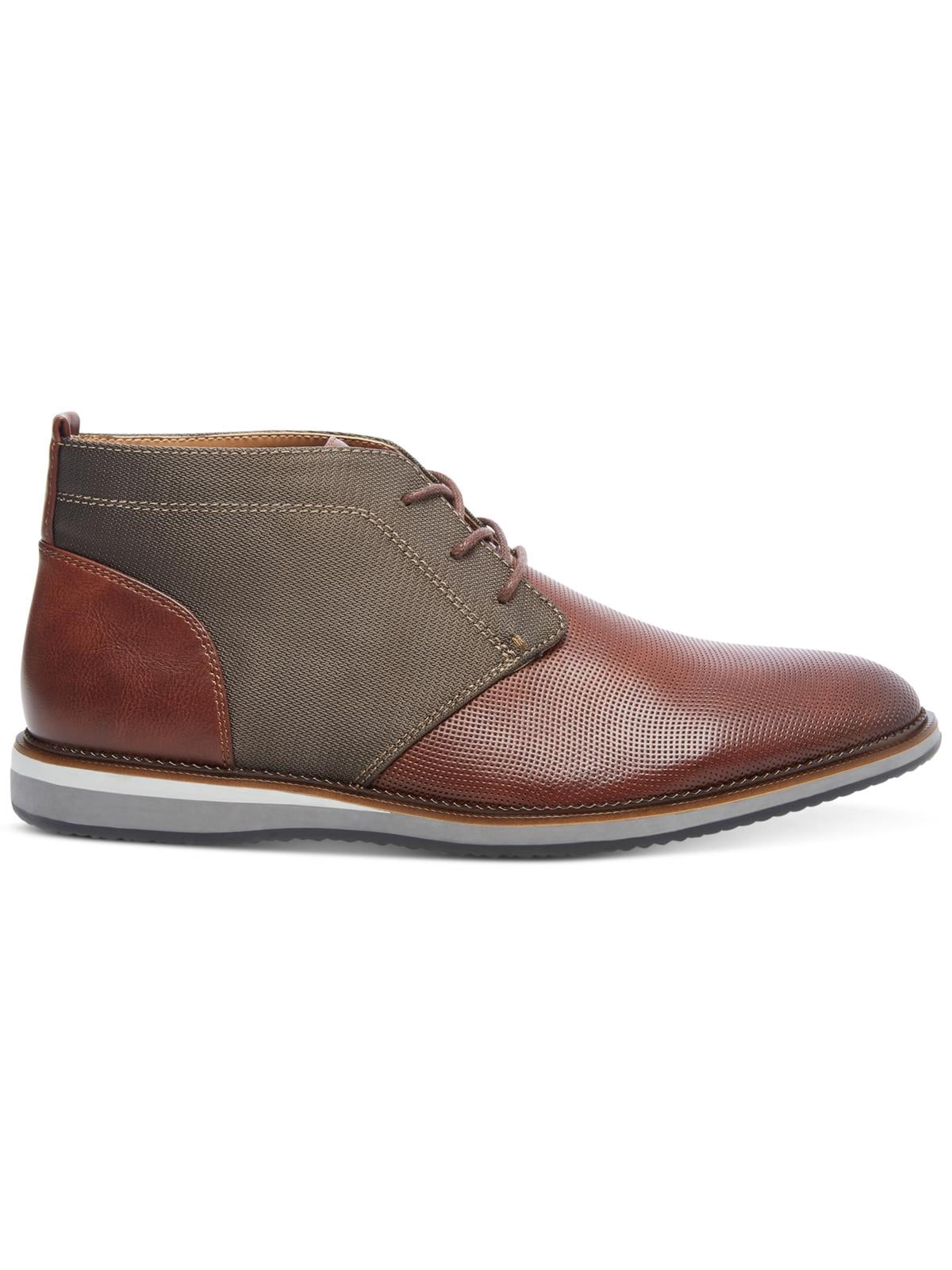 Madden Mens M-Hinton Leather Almond Toe Chukka Boots