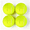 Yellow, variant on XIBUFE Precut Tennis Balls for Walkers 4 PCS Walker Tennis Ball for Furniture Legs and Floor Protection Heavy Duty Long Lasting Felt Pad Glide,Fit Most Walkers