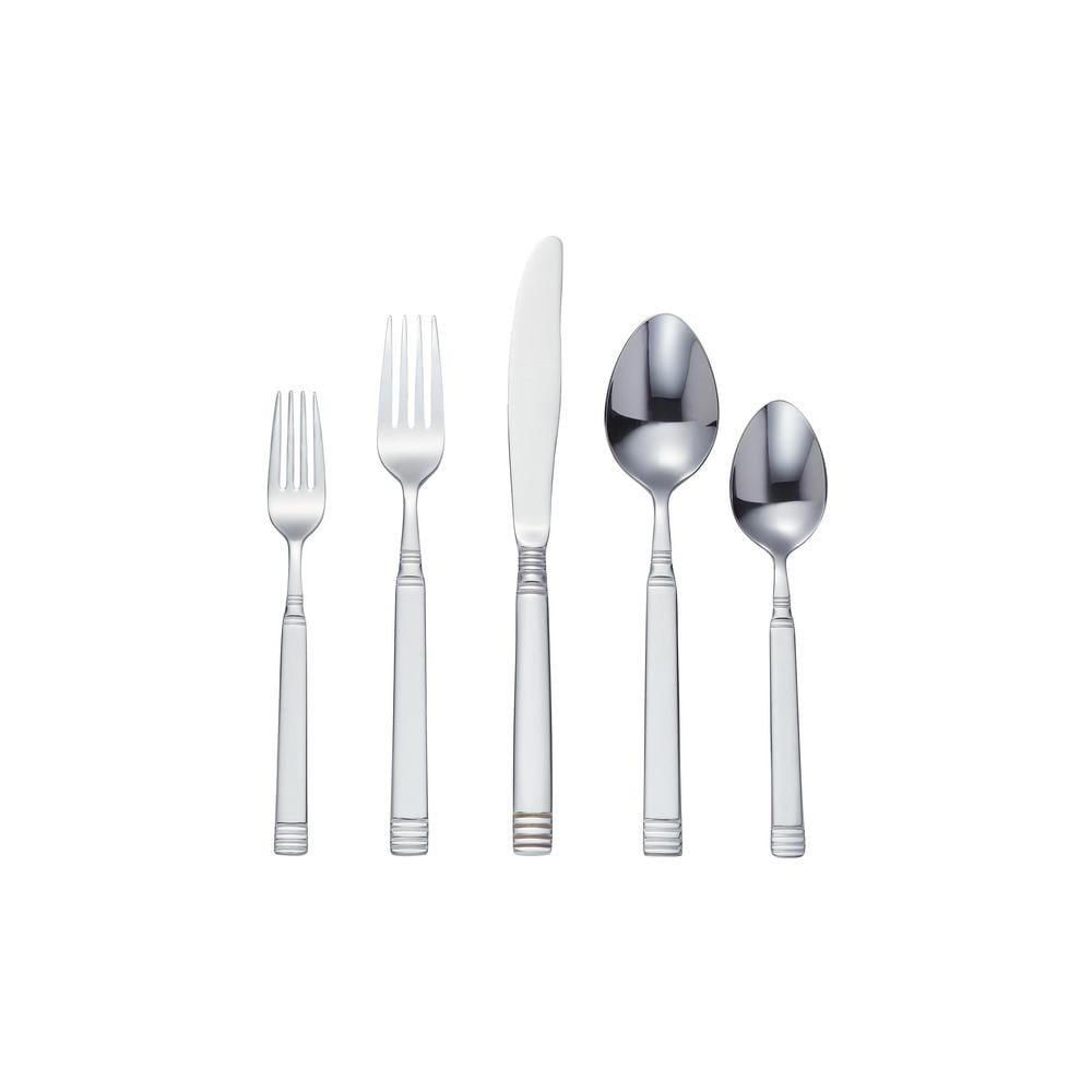 StyleWell StyleWell 20-Piece Stainless Steel Flatware Set with Decorative  Handle (Service for 4) (NEW OPEN BOX)