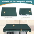 thumbnail image 2 of MCombo Patio Awning 13x8 Feet Fabric Replacement Sunshade Canopy for Retractable Awnings(Green), 2 of 7