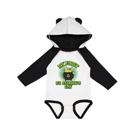 

Inktastic My First St. Patrick s Day Gift Baby Boy or Baby Girl Long Sleeve Bodysuit
