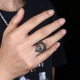 thumbnail image 2 of Anillo de tiburón anillo personalizado joyería de anillo de moda de anillo de dedo para hombres, 2 of 5