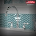 thumbnail image 2 of Delta Windemere Two Handle Kitchen Faucet in Chrome 21996LF, 2 of 5