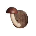 thumbnail image 4 of Ganchos de pared de madera con forma de percha, bonitos y decorativos, modernos, para puerta trasera de dormitorio Marrón, 4 of 9
