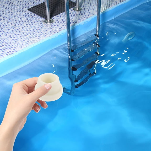 PBPBOX 2Pcs Pool Ladder Rubber Stoppers Antislip Protective Cover for Swimming Pool