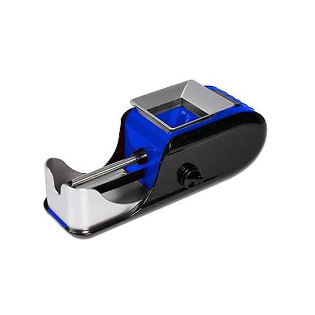 Blue-1pc Rodillo de Cigarrillos Automático Grande con Boquilla Ajustable para Cigarrillos