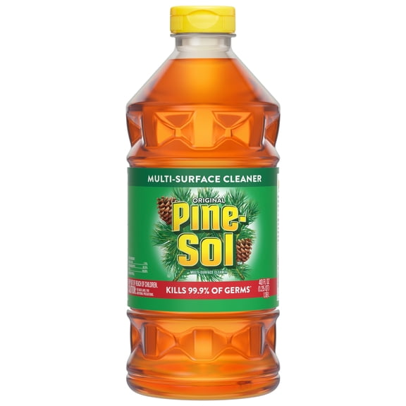 Pine-Sol All Purpose Multi-Surface Disinfectant Cleaner, Original Pine, 40 Ounces