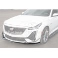 thumbnail image 6 of Replacement For 2020-Present Cadillac CT5 Sport & CT5-V | Blackwing Style Carbon Fiber Front Bumper Lip Chin Spoiler With Splitter Canards Pair, 6 of 12