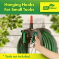 thumbnail image 3 of DF OMER Plastic Garden Water Hose Holder Fits 50 ft. Hose – 9.2x5.9x5.5 in. Weatherproof Wall Mount Hose Rack Hanger for Outside with Hanging Hooks for Garden Equipment, 3 of 7