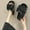 4.0 black-black polka dot, variant on Women's Oversized Bow Slide Sandals - Stylish Cloud Soft Thick Sole, Non-Slip Indoor/Outdoor Summer Slipper