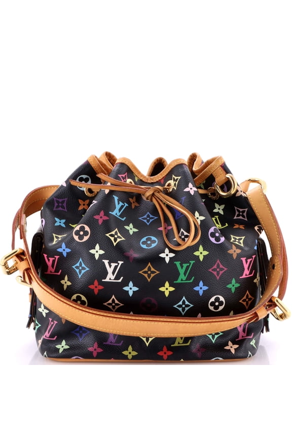 Pre-Owned Petit Noe Handbag Monogram Multicolor By Rebag