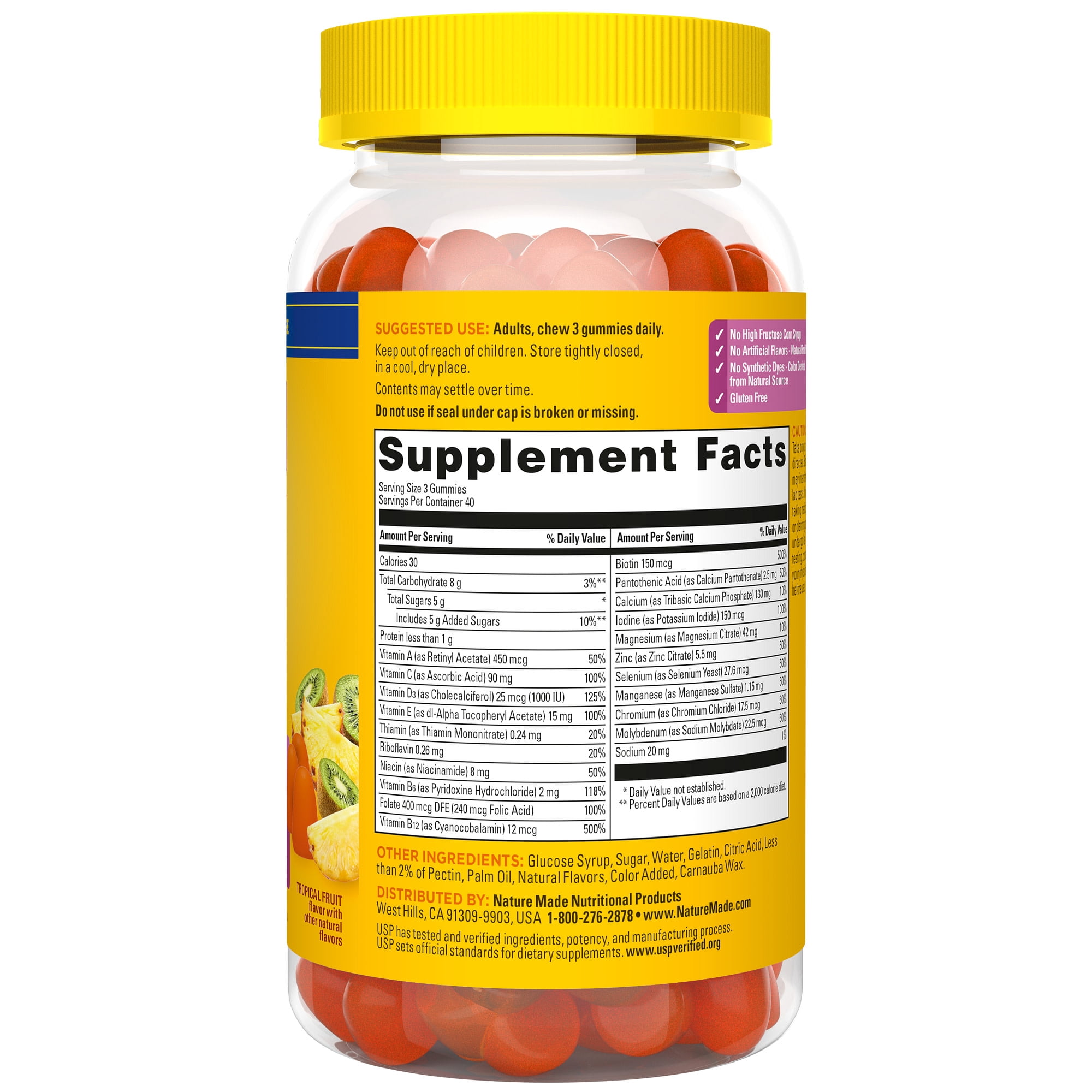 Nature Made Advanced Multi Vitamin for Women with Magnesium, Calcium & B Vitamins, 120 Ct, Supports General Wellness for Her