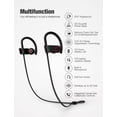 thumbnail image 2 of Auriculares Bluetooth, Auriculares Inalámbricos IPX7 Auriculares Deportivos Impermeables con Micrófono HD Estéreo Auriculares Internos a Prueba de Sudor Gimnasio Correr Entrenamiento Batería de 8 Hora, 2 of 5