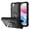 Black, variant on iPhone 6 Case, iPhone 7 Case, iPhone SE 2020 Case 2nd Gen,  Full Body Shockproof Holster Hybrid 3 in 1 Slim Heavy Duty Rugged Case for iPhone 6/7/8/ iPhone SE 2020, Gray + Green