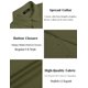 thumbnail image 5 of Camisa MAPICK casual de lino de manga corta con botones para hombre, 5 of 6