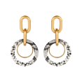 thumbnail image 1 of Pendientes circulares simples para mujer y niña, accesorio de joyería para decoración (A), 1 of 5