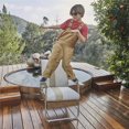 thumbnail image 4 of Novogratz Poolside Gossip Collection, Lila Outdoor Lounge Chair, 4 of 6