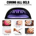 thumbnail image 4 of Big Power 380W UV Gel Nail Dryer LED Light for Gel Polish With 4 Timers Professional Nail Art Accessories Curing Gel Toe Nails, 4 of 18