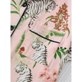 thumbnail image 6 of ATAIKU Womens Pajamas Sets Animals Tiger Short Sleeve Button Down Sleepwear Top and Shorts 2 Piece Pjs Lounge Set S-XXL, 6 of 11