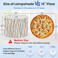 thumbnail image 2 of Lampshades 2 Pack Abstract Textured White Paper Vertical Wrinkles Creases 13"x13"x10" Light Shade for Table Lamps Floor Lamps Drum Lamp Shades Lampshade Replacement Easy Assembly, 2 of 8