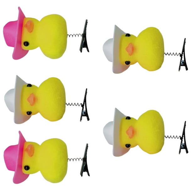 Pinza para el pelo con forma de pato de dibujos animados, horquilla llamativa y creativa para que las niñas se tomen fotos con trenzas, horquilla para fotografía, festival H