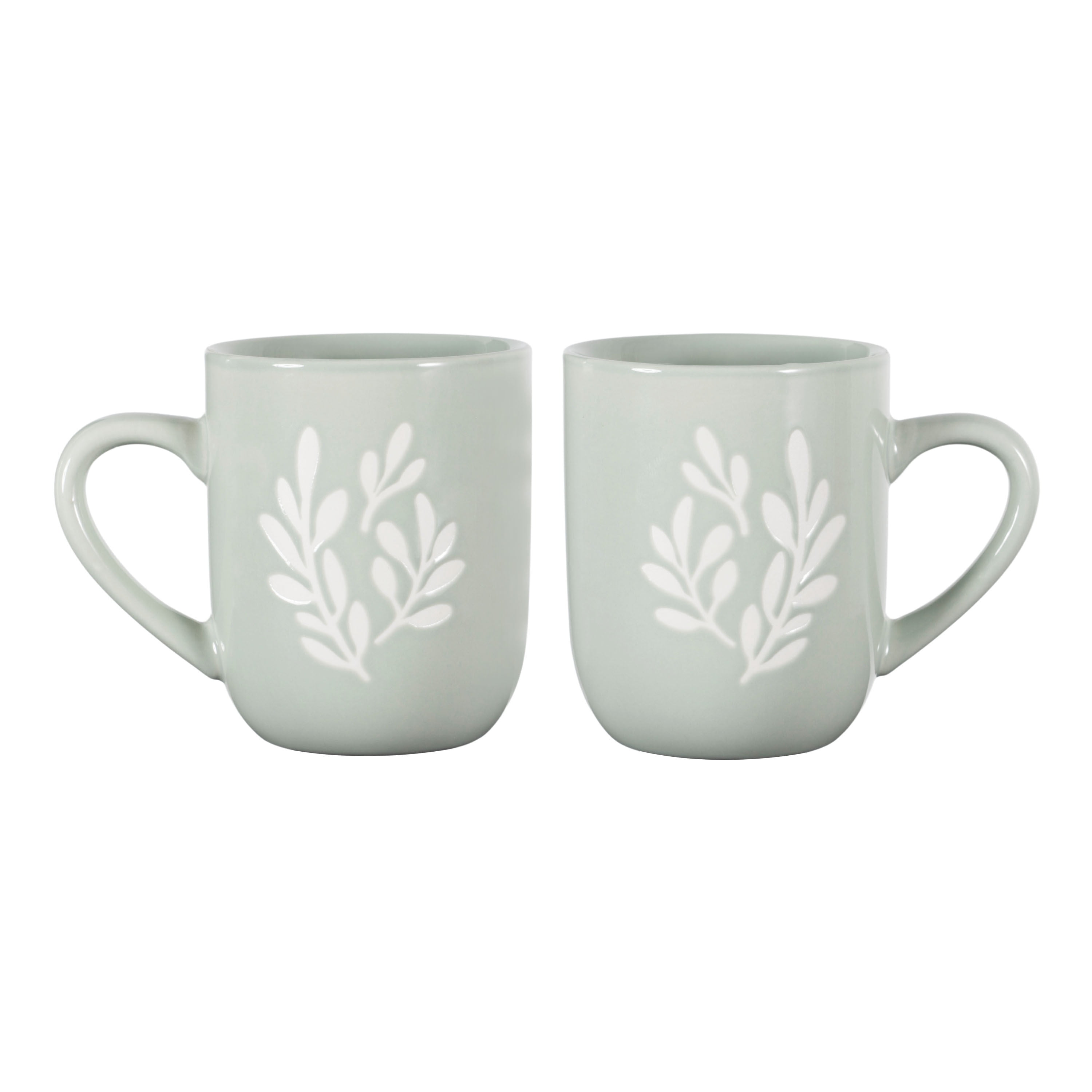 Mainstays 12oz Emelie Green Stoneware Mug