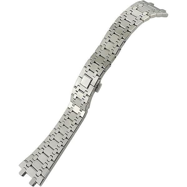 wonima11 QGKYXT 26mm 316L Stainless Steel Watchband For Audemars AP 15400ST Piguet Royal Oak Silver Solid Watch Strap