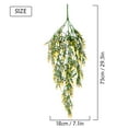 thumbnail image 2 of Gustave Fake Hanging Plants 2Pcs Artificial Lavender Flowers UV Resistant Faux Greenery Hanging Vines for Outdoor Indoor Home Wall Garden Wedding Decor "Yellow", 2 of 10