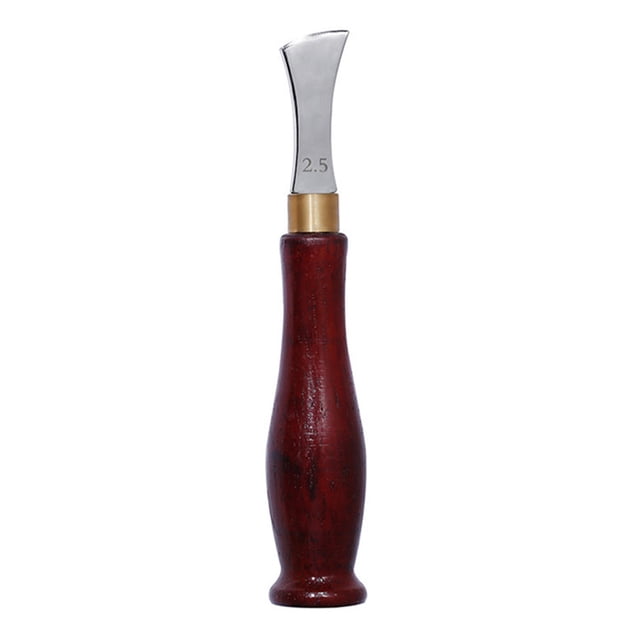 Weiweiguan 1PC Leather Arch Edging Sector Crimper Pressure Line Embedding Thread Leather Tool
