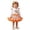 A-Orange1, variant on JAJAHO Toddler Girls Skirts Set 3 Piece Thanksgiving Outfits Pumpkin Print Long Sleeve Tee And Tutu Skirts With Headbands 1-5Y