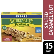 Nature Valley Protein Granola Bars, Salted Caramel Nut, Snack Bars, 15 ct, 21.3 OZ