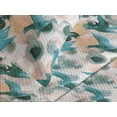 thumbnail image 3 of Ambesonne Birds Quilted Coverlet 2 Pcs, Flying Swallow Silhouettes, Twin Size, Petrol Blue Almond and Peach, 3 of 4