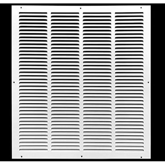20" x 22" Return Air Grille - Sidewall and Ceiling - HVAC Vent Duct Cover Diffuser - [White] [Outer Dimensions: 21.75w X 23.75"h]