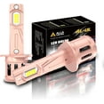 thumbnail image 2 of Alla Lighting 9005 HB3 LED Headlights High Beam Low Beam Fog Lights Bulbs or DRL, 3000K Golden Yellow PY20D H10 9155, Super Bright About 5000 lumens per bulb, total 10000lms Replacement, 2 of 12