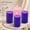 Pink,Purple,Rose, variant on 2x3 Inch Ivory Pillar Candles Small Unscented Dripless Long Burn Column Candles for Dinner Table Christmas Wedding Home Spa Church 4 Pack