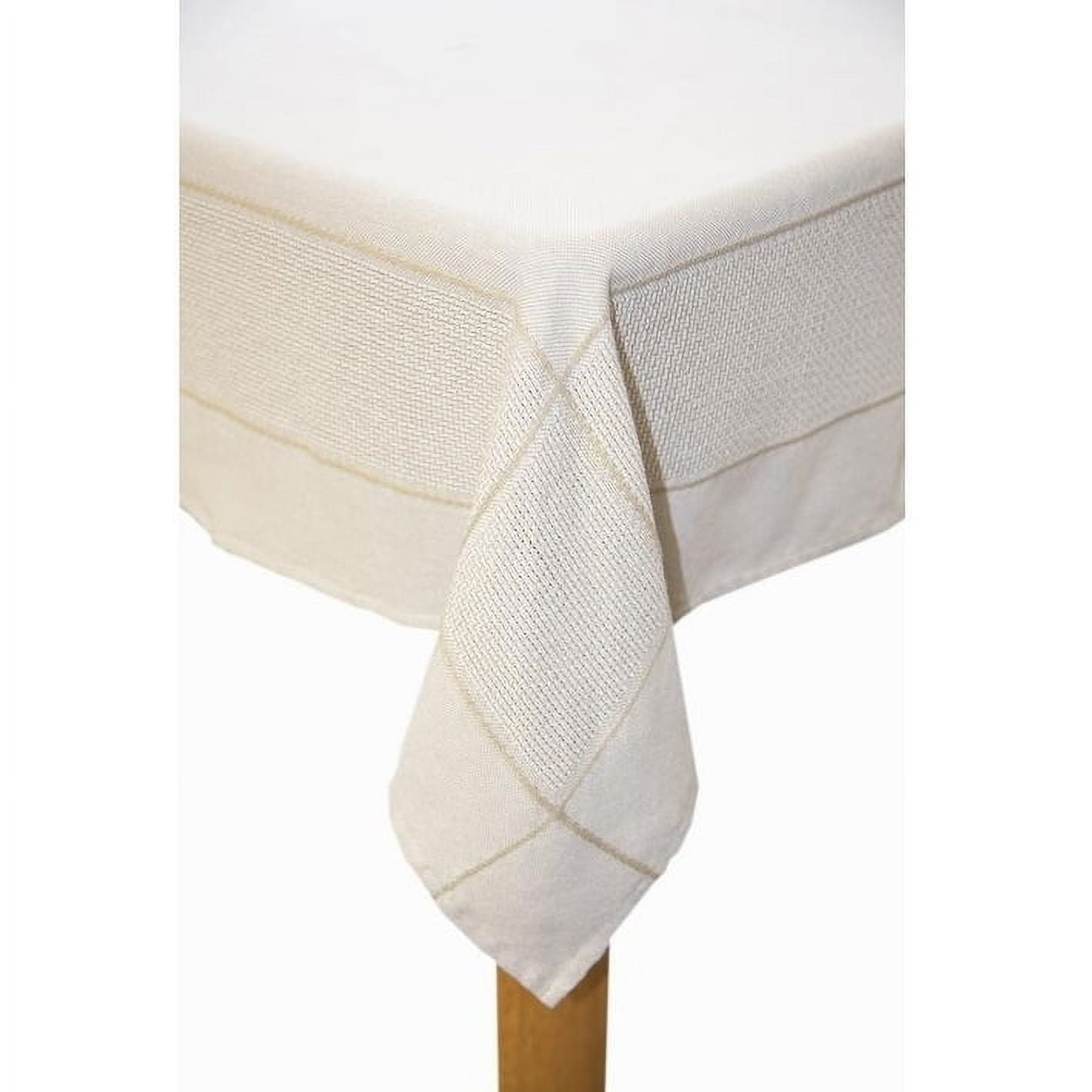 Carlisle 60x120 Cotton/Polyester Tablecloth, Silver