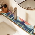 thumbnail image 2 of Yayeee Faucet Mat for Kitchen Sink 30" Diatomite Long Splash Guard Pad, Floral Mountain, 2 Pack, 2 of 7