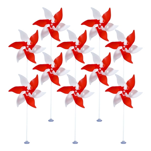 10 Pcs Garden Windmill Spinners for Colorful Toddler Child