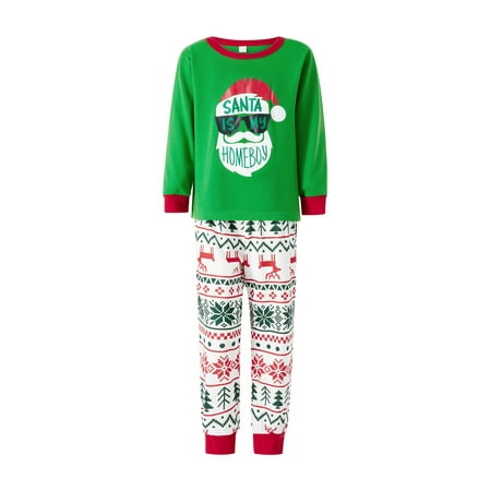 

Family Christmas Pajamas Matching Sets Sleepwear Christmas Parent-Child Outfit Pjs for Christmas Holiday Xmas Party
