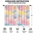 thumbnail image 2 of Blackout Kids Curtains,Pastel Cloud Starry Sky Childrens Insulated Curtains Set Of 2,Bedroom Essentials,Toddler Room Decor 52"x84", 2 of 5