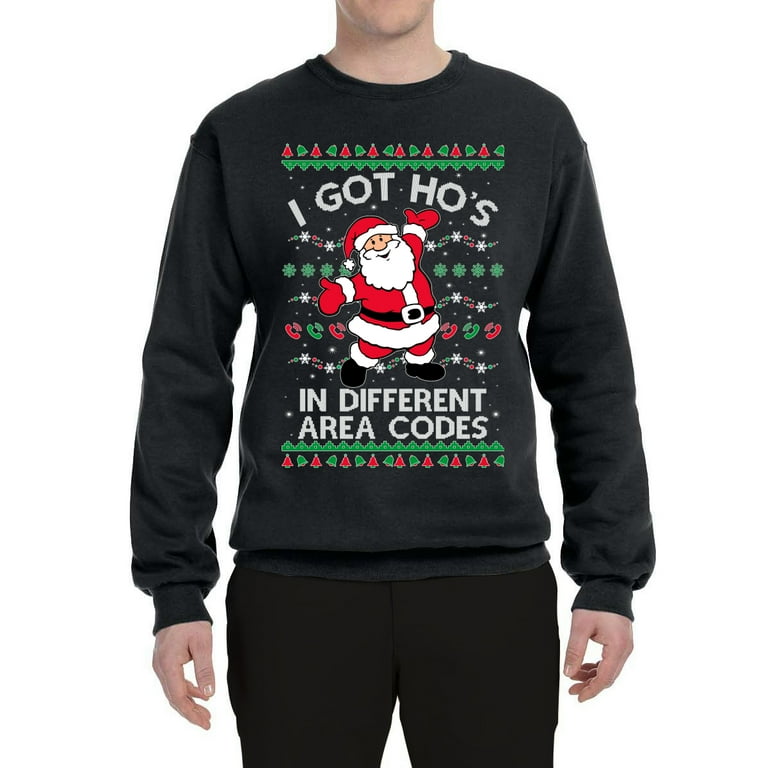 I got hos in different area codes christmas sweater cheap