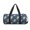 Space Puppy, variant on Space Dinosaur print Round Travel Duffel Bag is a foldable gym bag with an inner pocket, perfect for travel sports