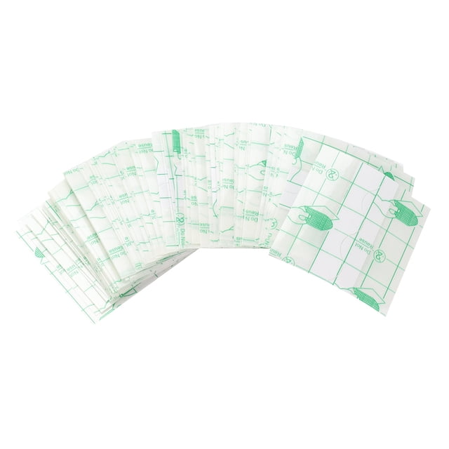 Cinta impermeable médica, 100 piezas de cinta impermeable transparente Cinta adhesiva médica Yeso impermeable antialérgico Probado y confiable