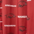 thumbnail image 4 of Arkansas Razorbacks 100% Cotton, 63" Curtain Panels, Set of 2, 4 of 5