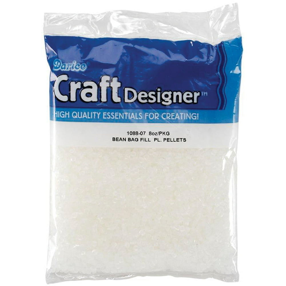 Bean Bag Fill Plastic Pellets 8Oz Bag