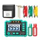 thumbnail image 3 of Medidores de megóhmetro digital Equipo de voltímetro Portátil de mano Rango manual Medidores de resistencia Medidor de megohm Medidor para p Sunnimix Metros de megóhmetro, 3 of 8